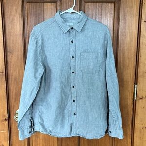 Gray Button Up